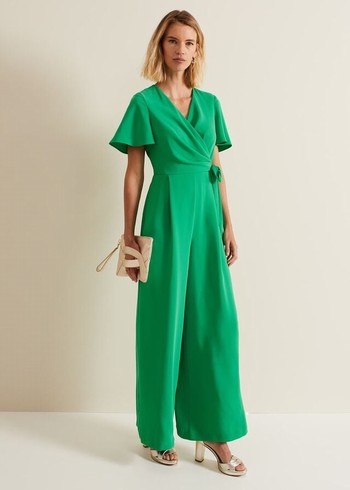 Phase Eight Julissa Wide Leg Dress Green Australia | AZ9317845